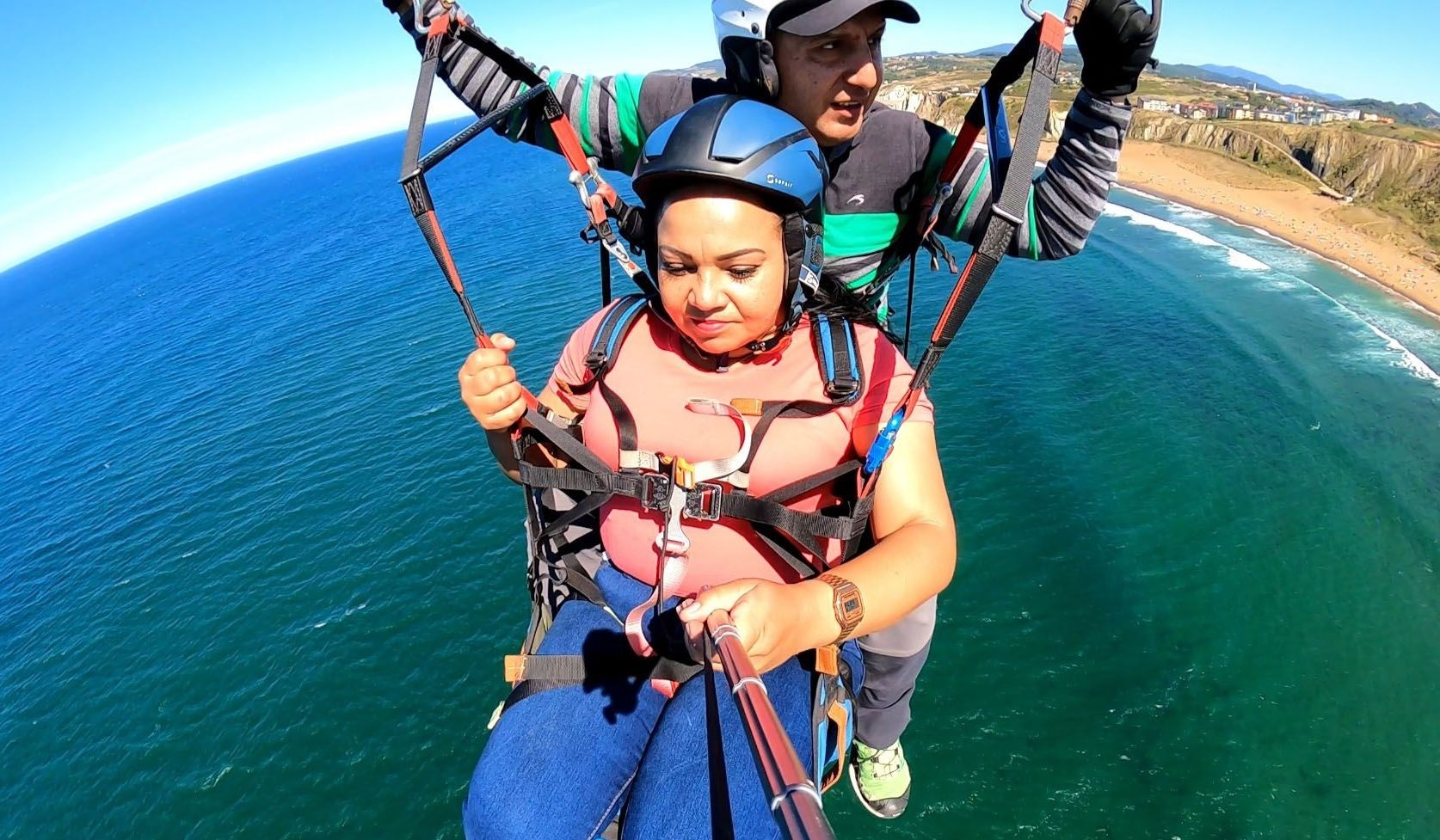 Vuelo parapente bautizo Madrid La Muela