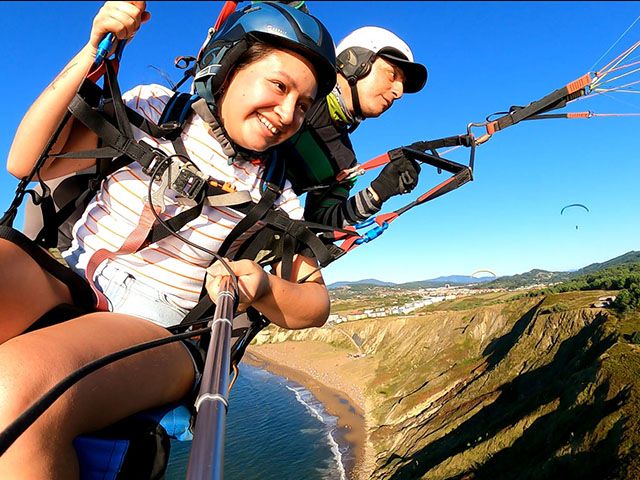 Vuelo parapente montaña básico Madrid