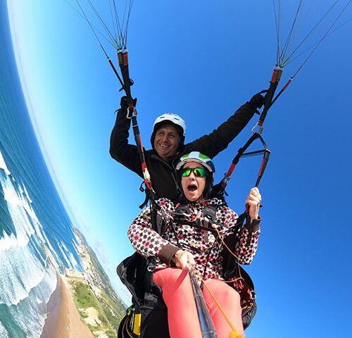 VUELO PARAPENTE<BR><span style="color:#2EACD8">AVENTURA</span>