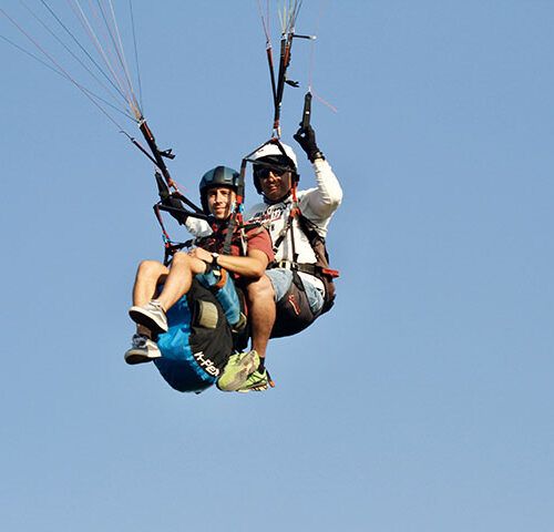 VUELO PARAPENTE EN MADRID<BR><span style="color:#2EACD8">MONTAÑA BÁSICO</span>